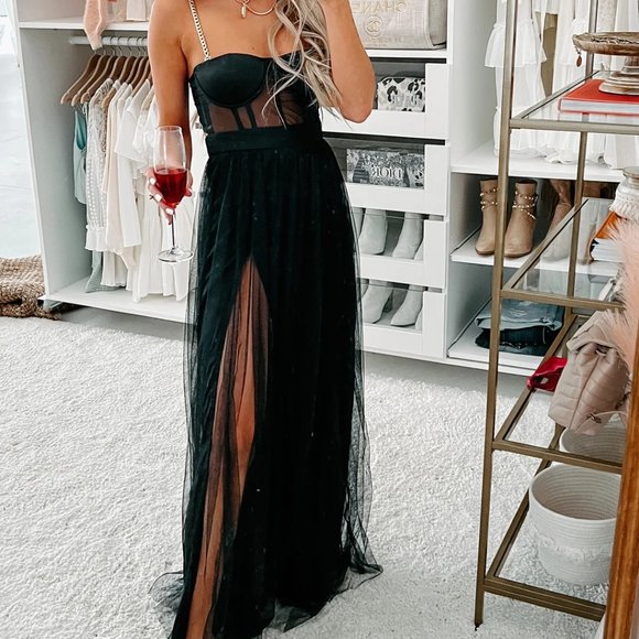 Black sheer dress - Picture 3 of 3